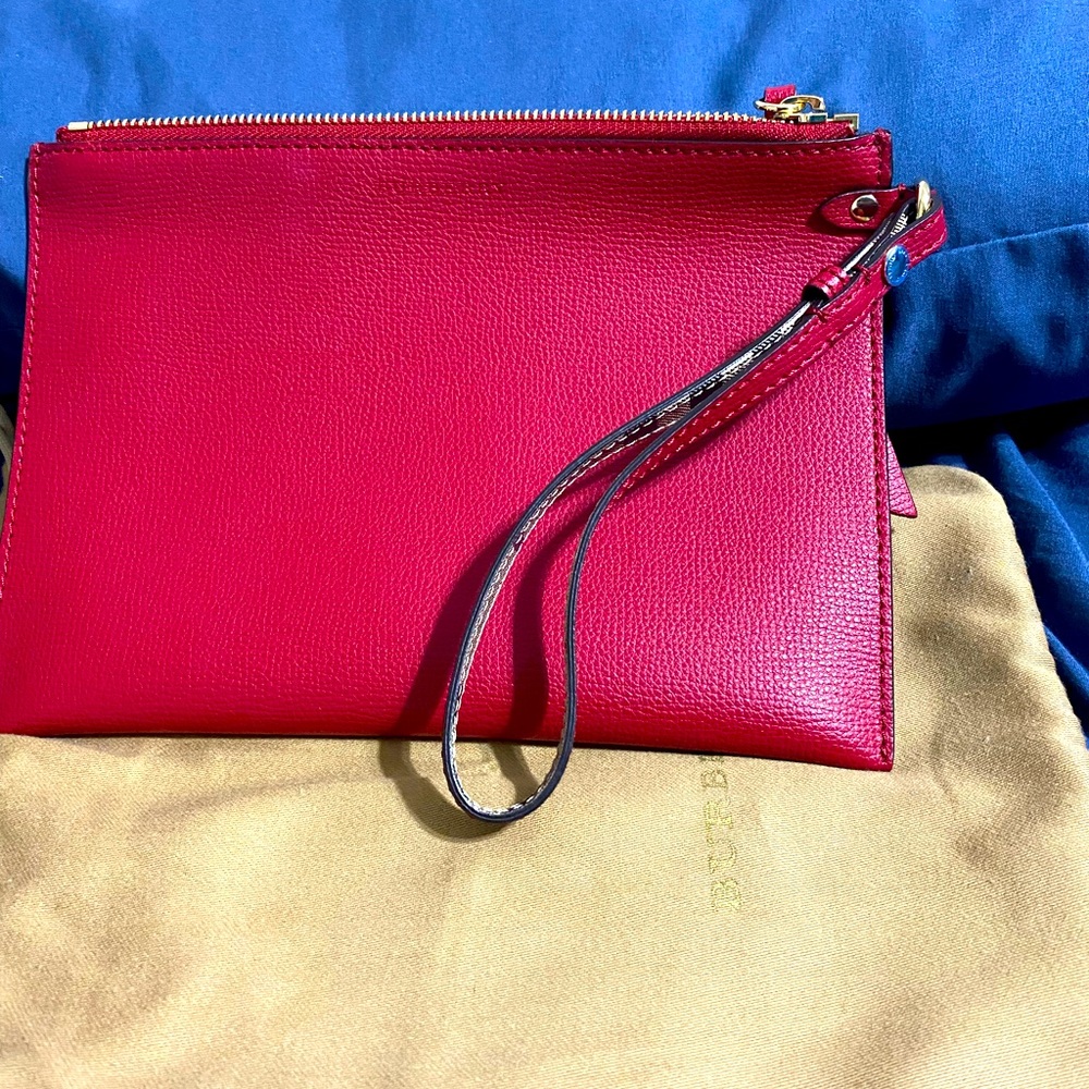 Authentic Burberry wristlet.